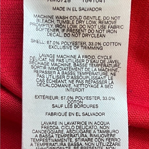 Columbia Vibrant Red Men's Polo Shirt - Picture 8 of 8